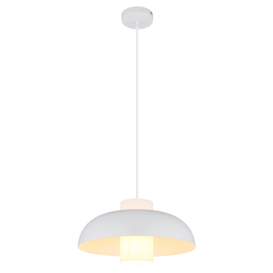 Globo - Κρεμαστό φωτιστικό με καλώδιο 1xE27/60W/230V λευκό