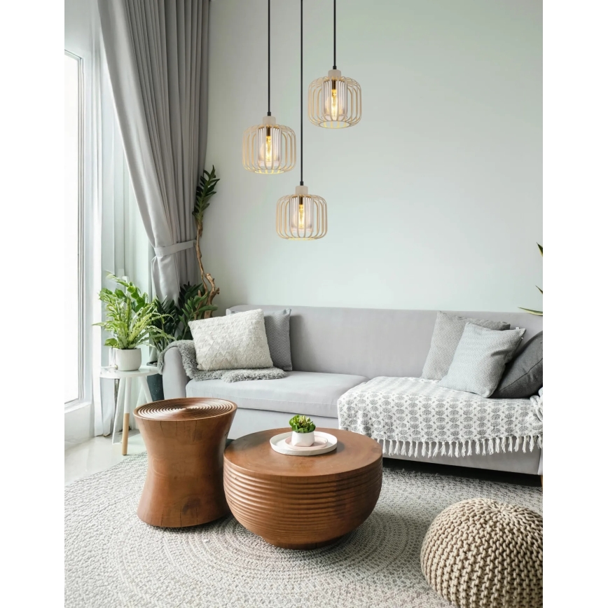 Globo - Κρεμαστό φωτιστικό με καλώδιο 3xE27/40W/230V