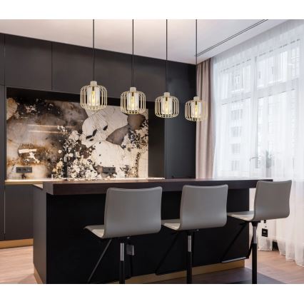 Globo - Κρεμαστό φωτιστικό με καλώδιο 4xE27/40W/230V