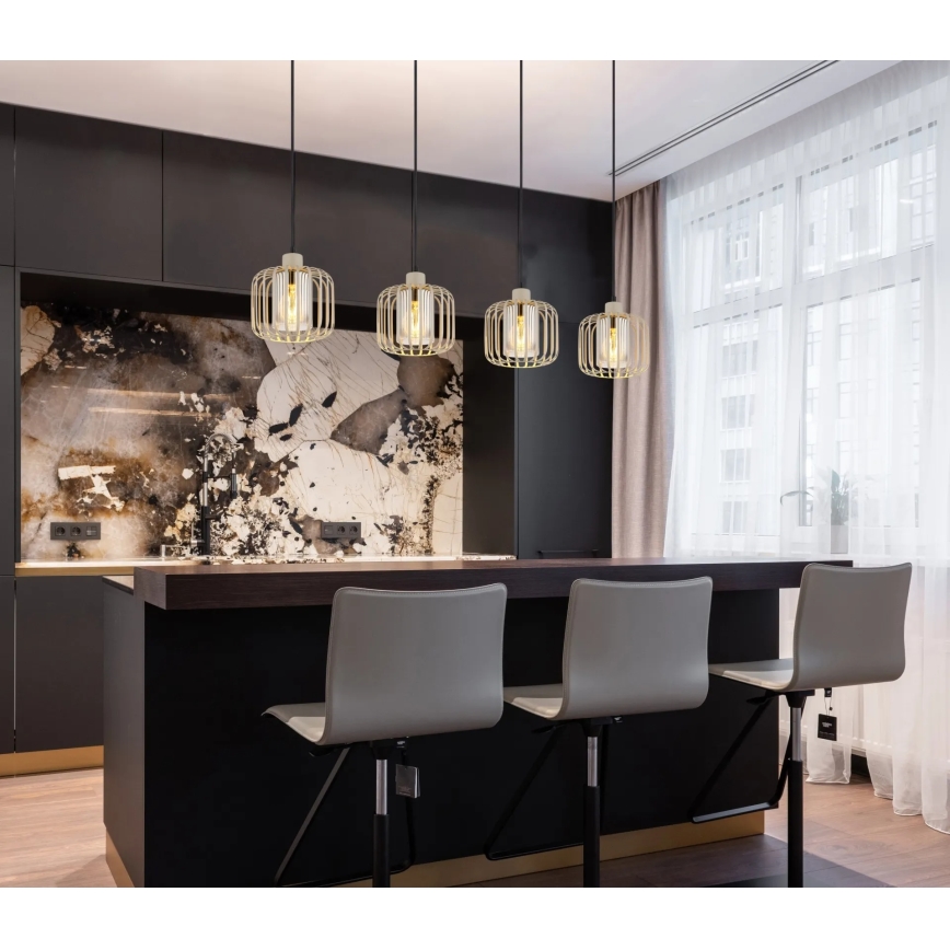 Globo - Κρεμαστό φωτιστικό με καλώδιο 4xE27/40W/230V