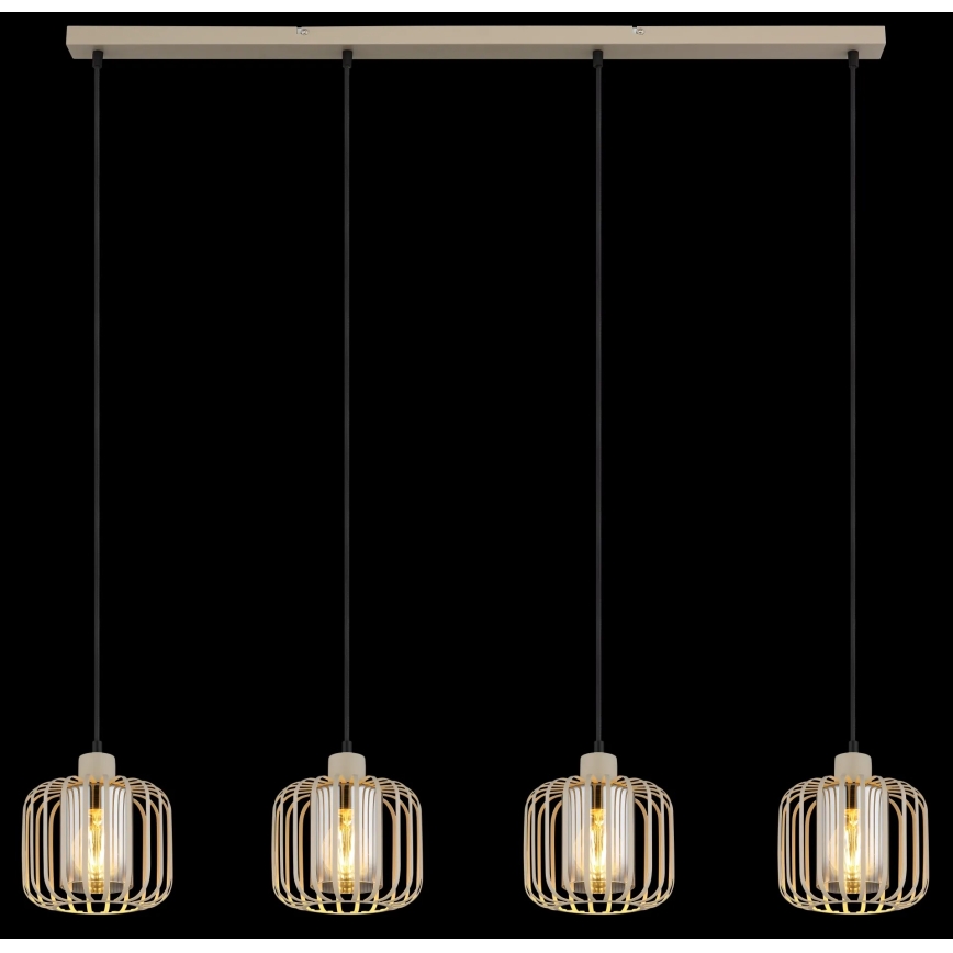 Globo - Κρεμαστό φωτιστικό με καλώδιο 4xE27/40W/230V