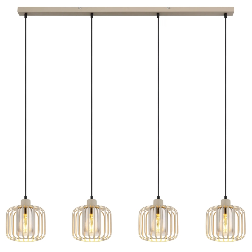 Globo - Κρεμαστό φωτιστικό με καλώδιο 4xE27/40W/230V