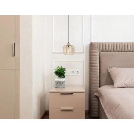 Globo - Κρεμαστό φωτιστικό με καλώδιο 1xE27/40W/230V Ø 18 cm