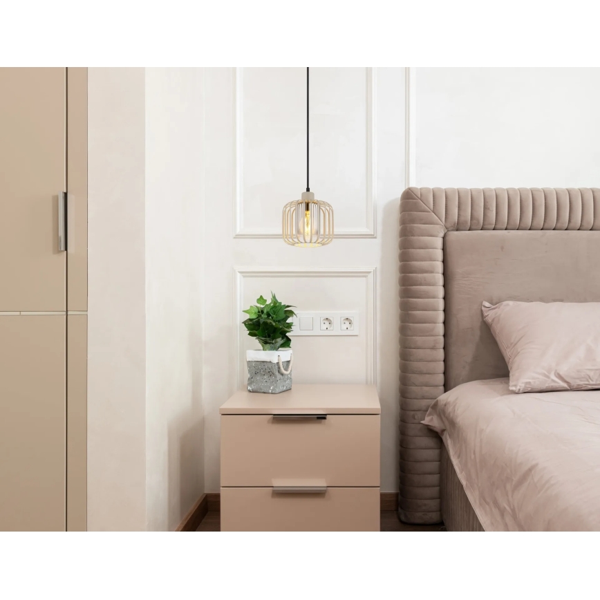 Globo - Κρεμαστό φωτιστικό με καλώδιο 1xE27/40W/230V Ø 18 cm