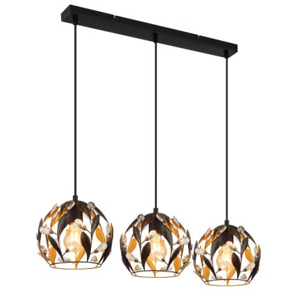 Globo - Κρεμαστό φωτιστικό οροφής 3xE27/40W/230V