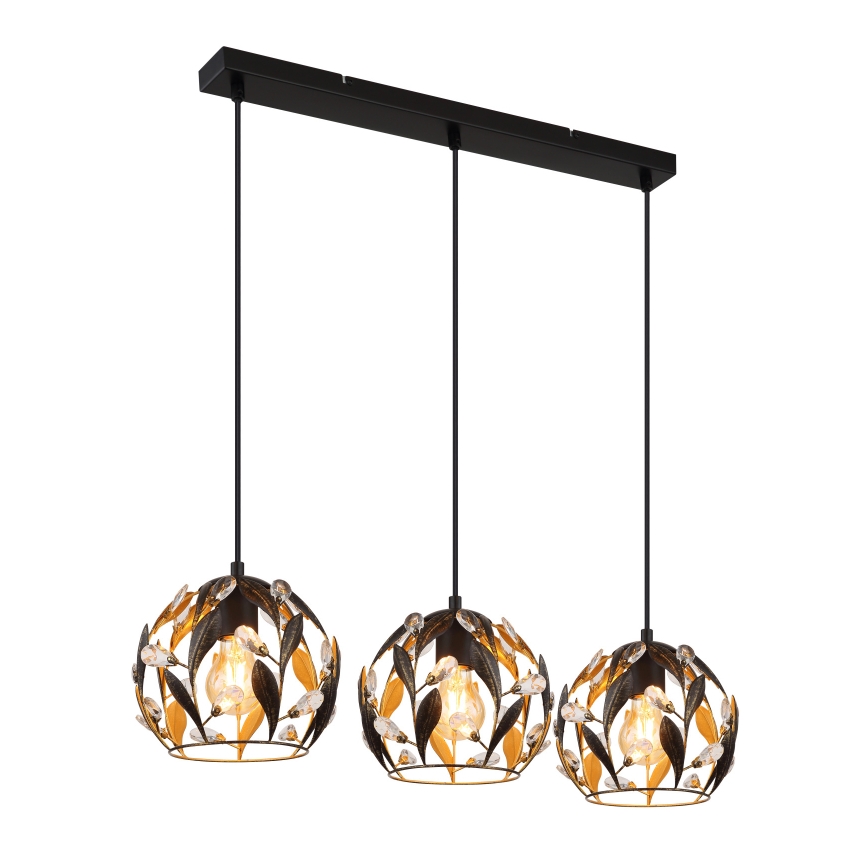 Globo - Κρεμαστό φωτιστικό οροφής 3xE27/40W/230V