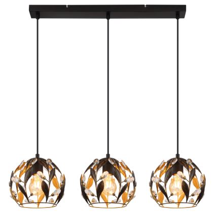 Globo - Κρεμαστό φωτιστικό οροφής 3xE27/40W/230V