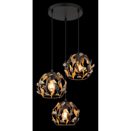 Globo - Κρεμαστό φωτιστικό οροφής 3xE27/40W/230V διάμετρος 41 cm