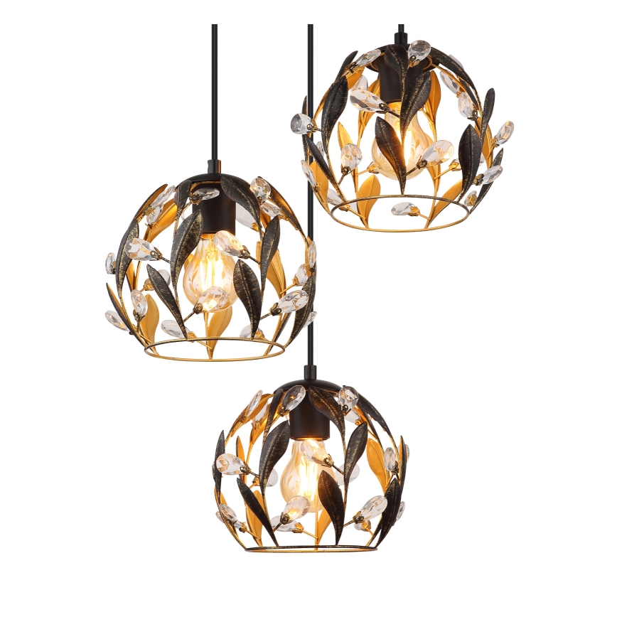 Globo - Κρεμαστό φωτιστικό οροφής 3xE27/40W/230V διάμετρος 41 cm