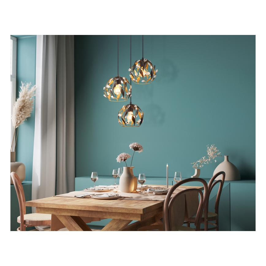 Globo - Κρεμαστό φωτιστικό οροφής 3xE27/40W/230V διάμετρος 41 cm
