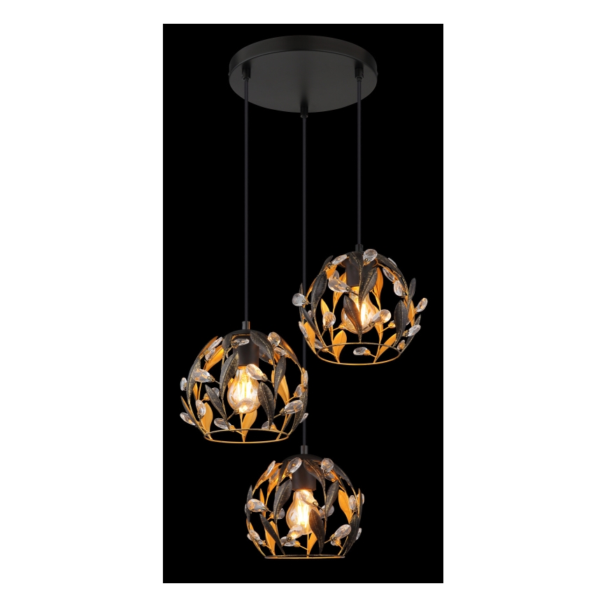 Globo - Κρεμαστό φωτιστικό οροφής 3xE27/40W/230V διάμετρος 41 cm