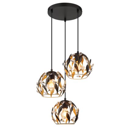 Globo - Κρεμαστό φωτιστικό οροφής 3xE27/40W/230V διάμετρος 41 cm