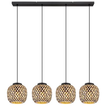 Globo 15766-4H - Κρεμαστό φωτιστικό οροφής COLLY 4xE27/15W/230V