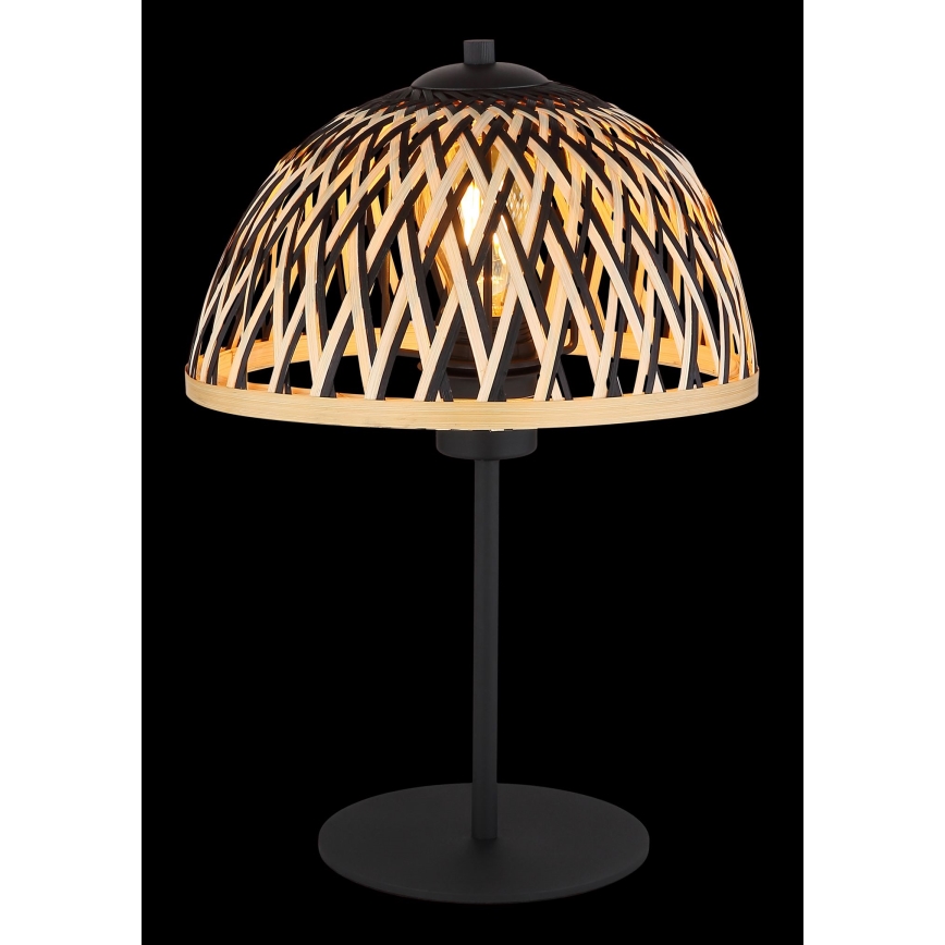 Globo - Eπιτραπέζια λάμπα 1xE27/15W/230V μπαμπού