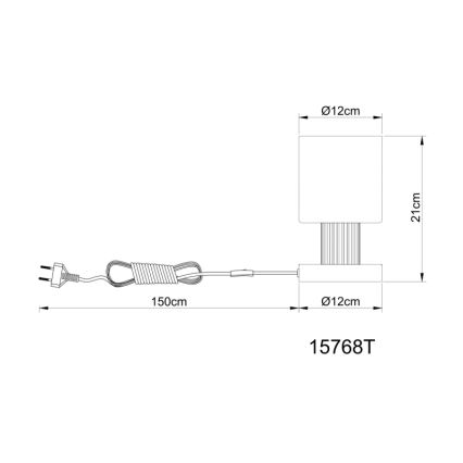 Globo - Eπιτραπέζιο φωτιστικό 1xE27/25W/230V