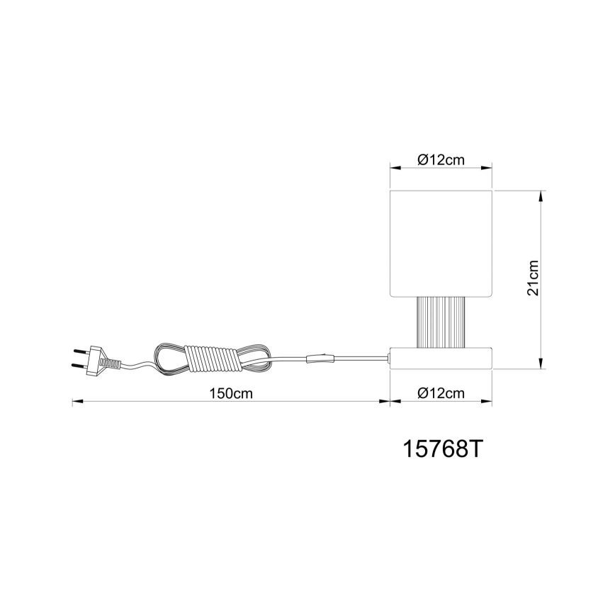 Globo - Eπιτραπέζιο φωτιστικό 1xE27/25W/230V