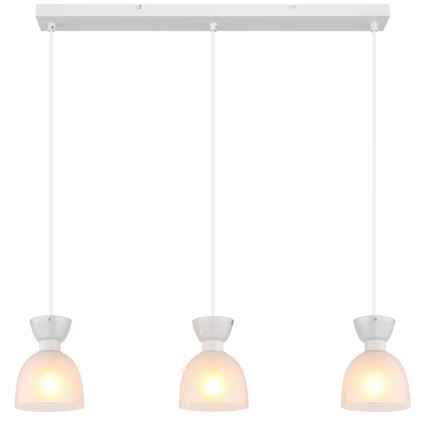 Globo - Κρεμαστό φωτιστικό οροφής 3xE14/40W/230V λευκό