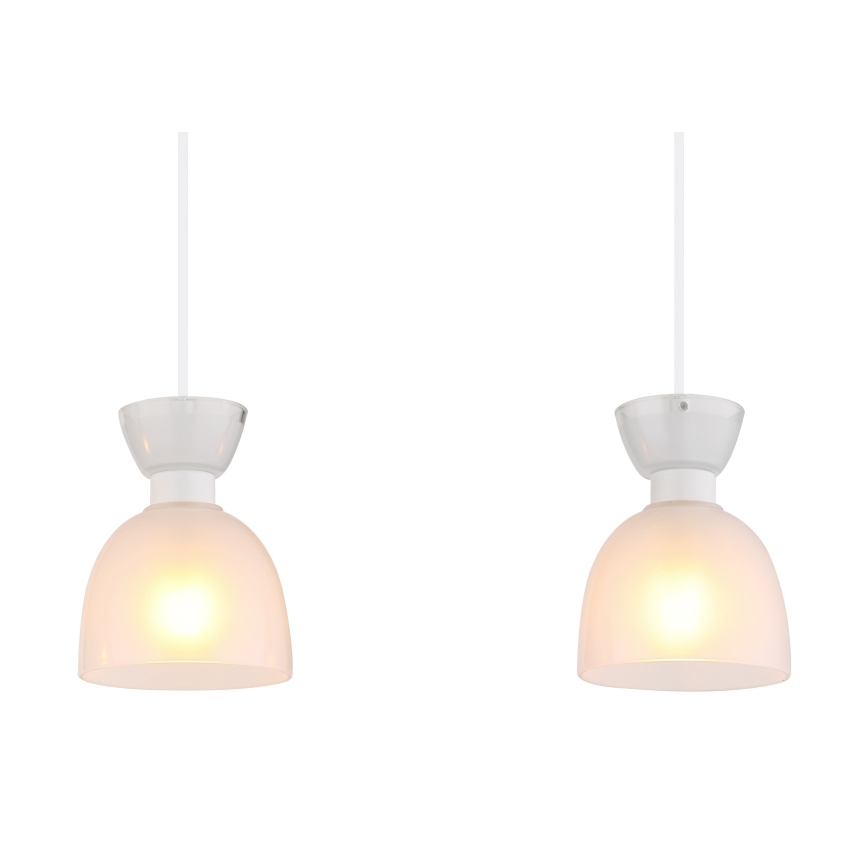 Globo - Κρεμαστό φωτιστικό οροφής 3xE14/40W/230V λευκό