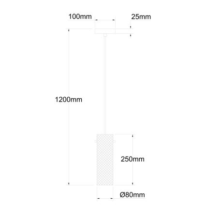 Globo - Κρεμαστό φωτιστικό οροφής 1xE14/40W/230V