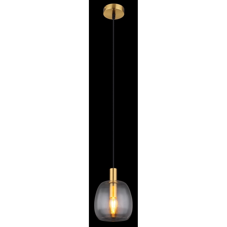 Globo - Κρεμαστό φωτιστικό οροφής 1xE14/40W/230V διάμετρος 16 cm ορείχαλκος