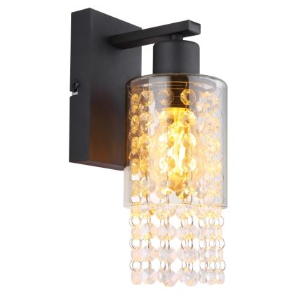 Globo - Λάμπα τοίχου 1xE27/40W/230V μαύρο