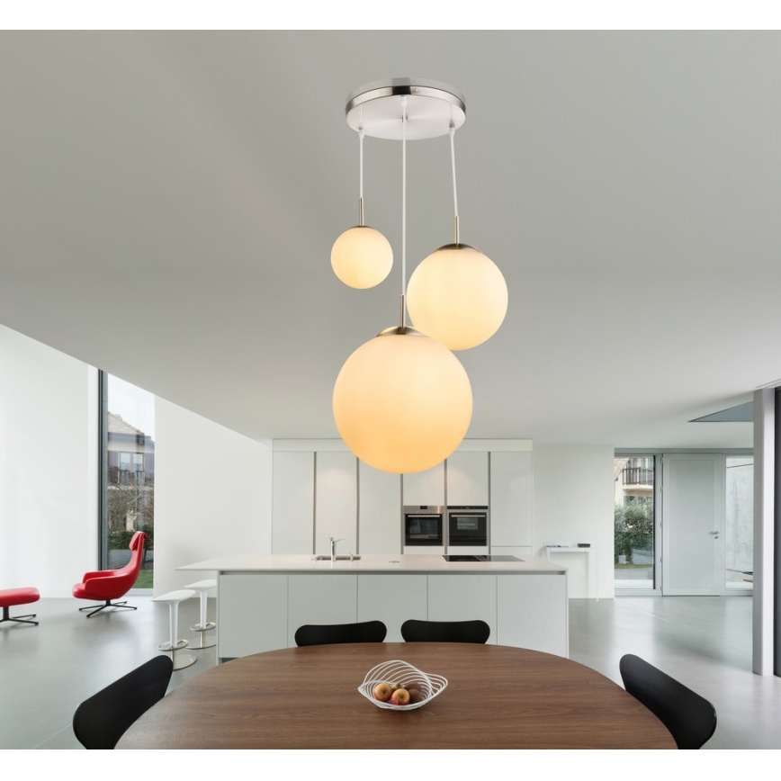 Globo - Πολύφωτο σε σχοινί 3xE27/60W/230V