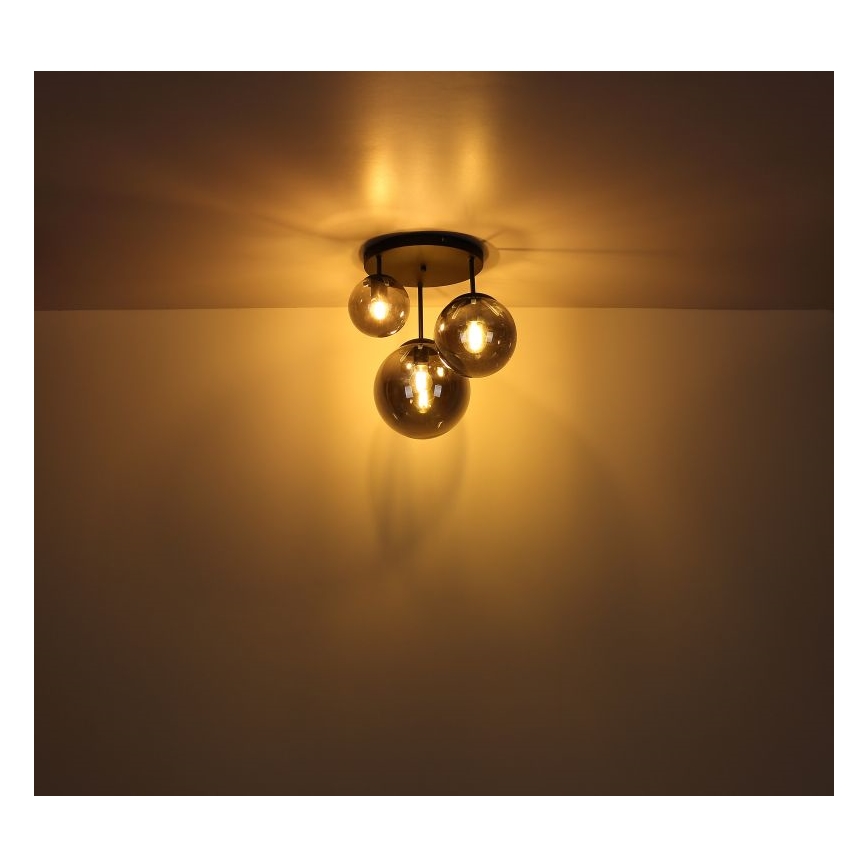 Globo - Φωτιστικό οροφής με καλώδιο 3xE27/60W/230V