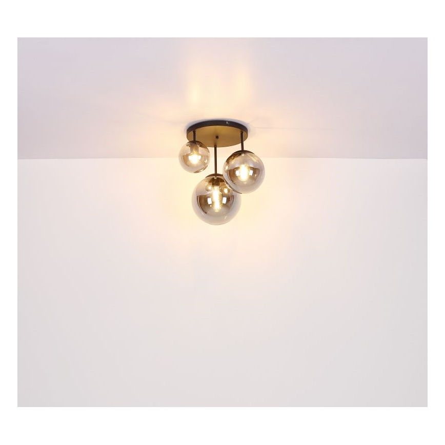 Globo - Φωτιστικό οροφής με καλώδιο 3xE27/60W/230V