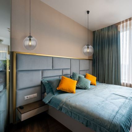 Globo - Φωτιστικό οροφής με καλώδιο 1xE27/60W/230V διάμ. 30 εκ.