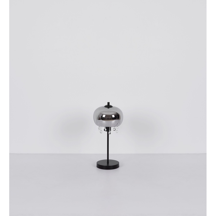 Globo - Eπιτραπέζιο φωτιστικό 1xE27/6W/230V διάμετρος 21 cm μαύρο