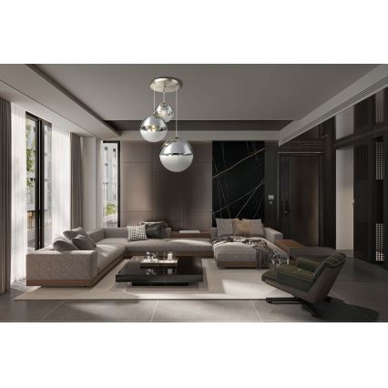 Globo - Κρεμαστό φωτιστικό οροφής 3xE27/40W/230V διάμετρος 51 cm
