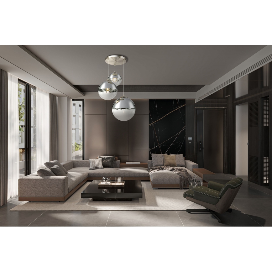 Globo - Κρεμαστό φωτιστικό οροφής 3xE27/40W/230V διάμετρος 51 cm