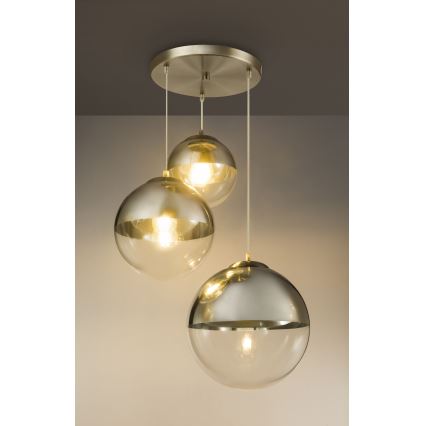 Globo - Κρεμαστό φωτιστικό οροφής 3xE27/40W/230V διάμετρος 51 cm