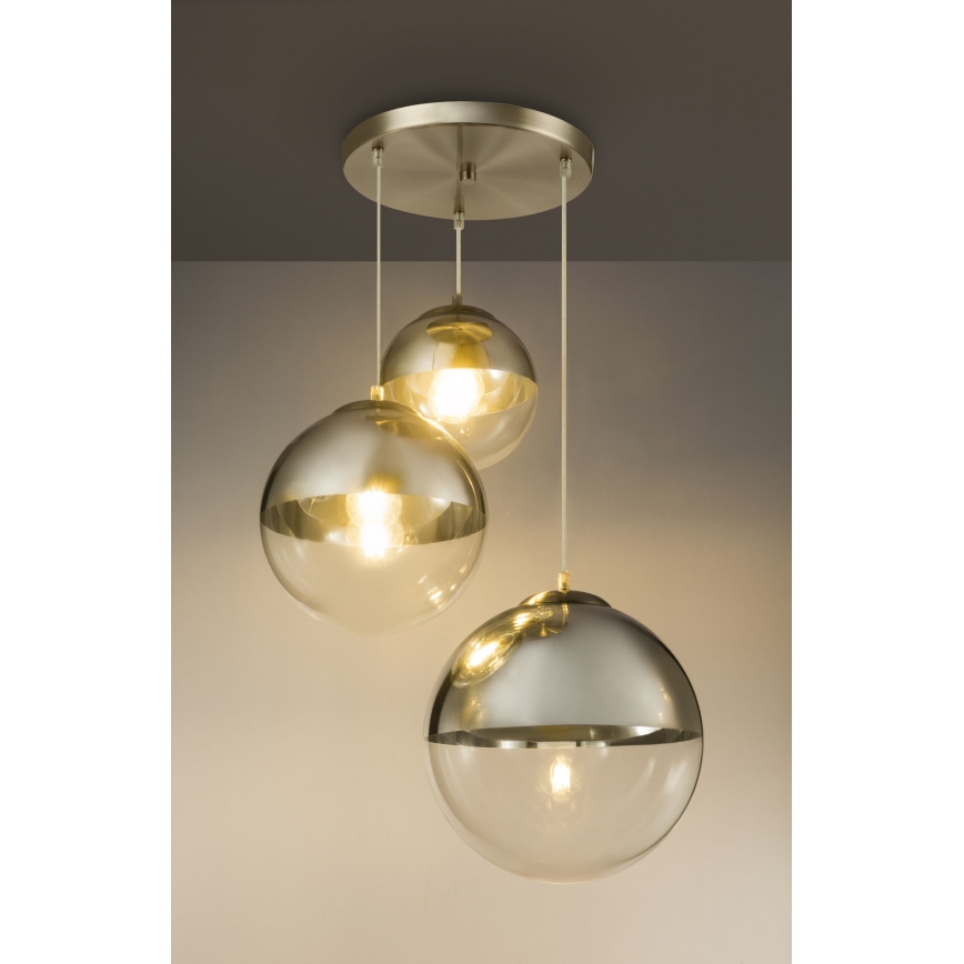 Globo - Κρεμαστό φωτιστικό οροφής 3xE27/40W/230V διάμετρος 51 cm