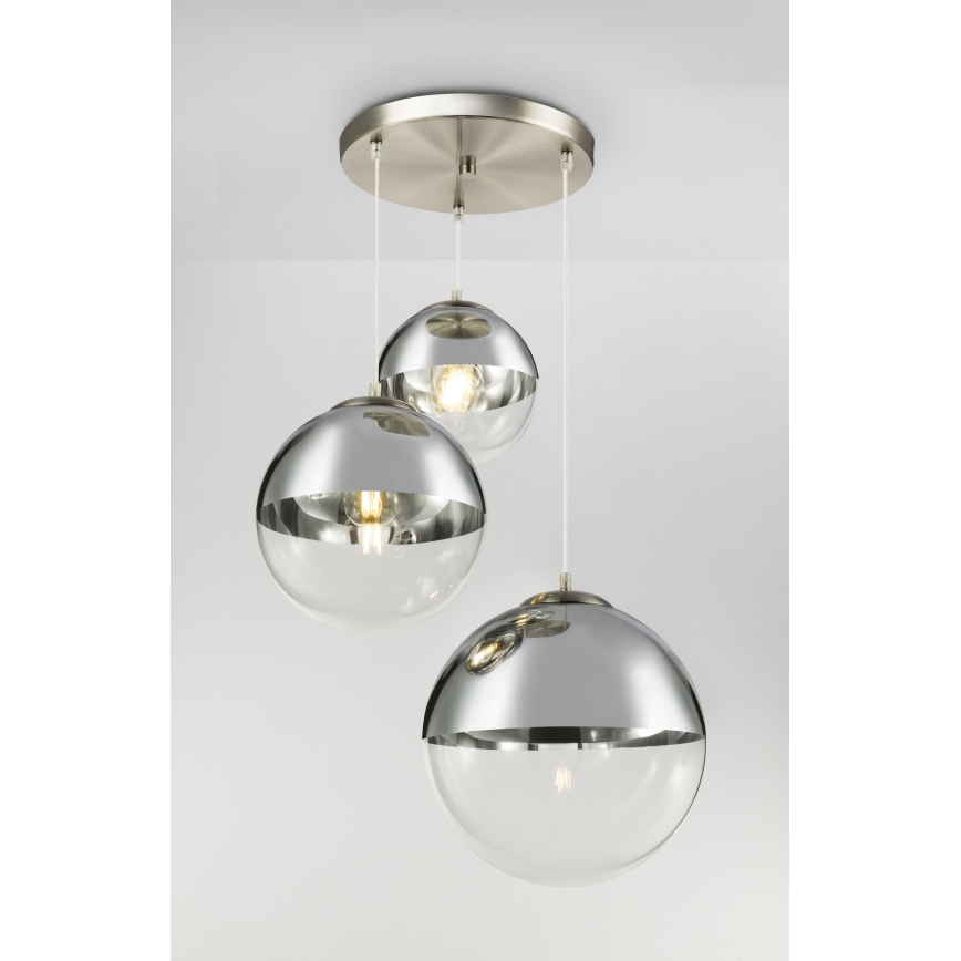 Globo - Κρεμαστό φωτιστικό οροφής 3xE27/40W/230V διάμετρος 51 cm