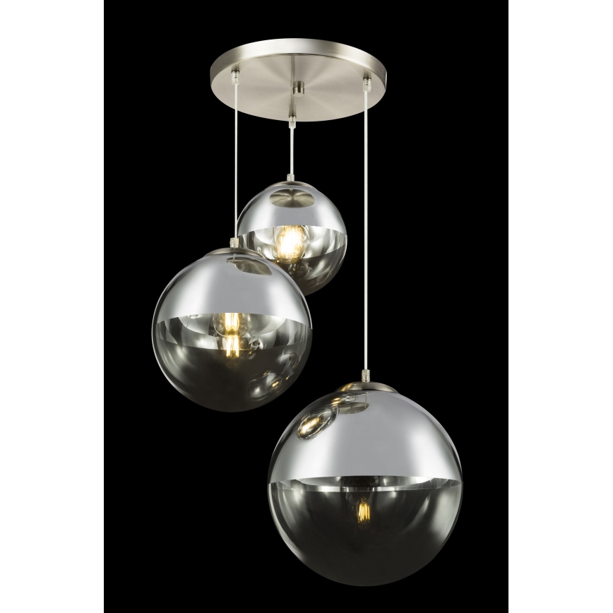Globo - Κρεμαστό φωτιστικό οροφής 3xE27/40W/230V διάμετρος 51 cm