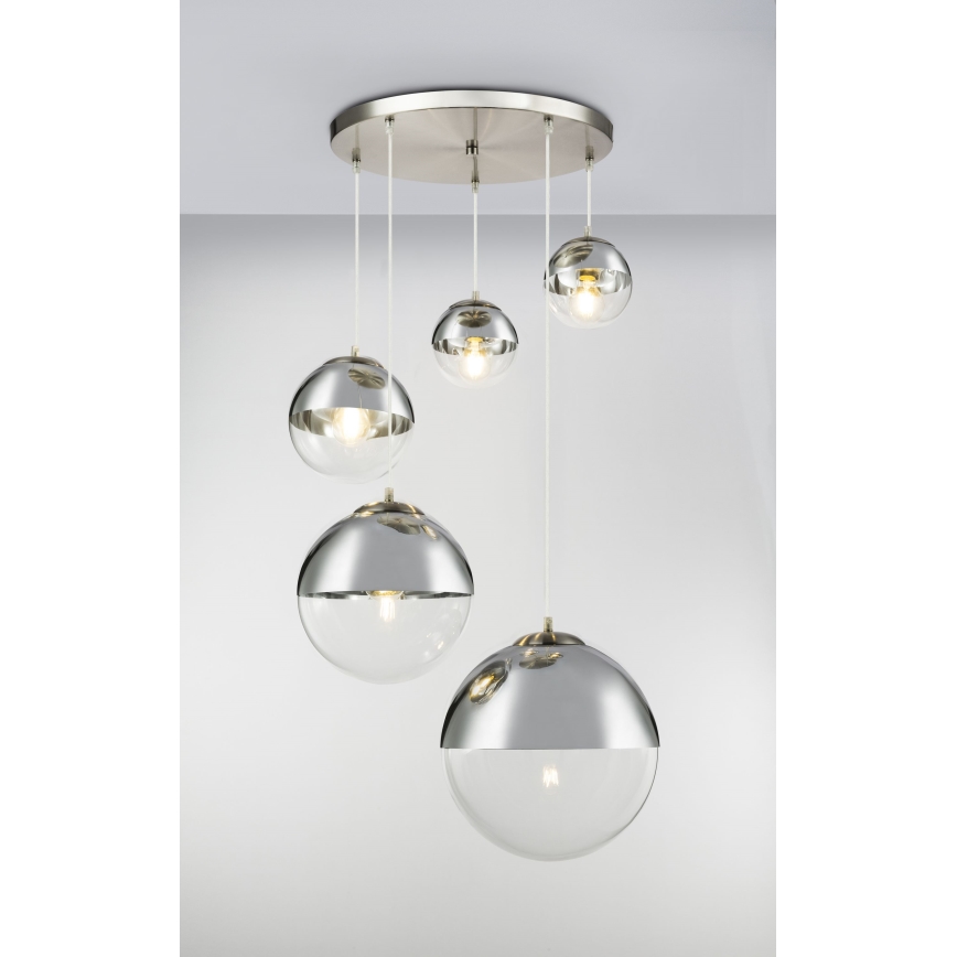Globo - Κρεμαστό φωτιστικό οροφής 5xE27/60W/230V διάμετρος 65 cm
