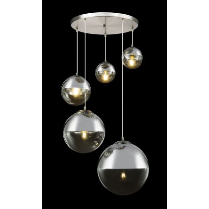 Globo - Κρεμαστό φωτιστικό οροφής 5xE27/60W/230V διάμετρος 65 cm
