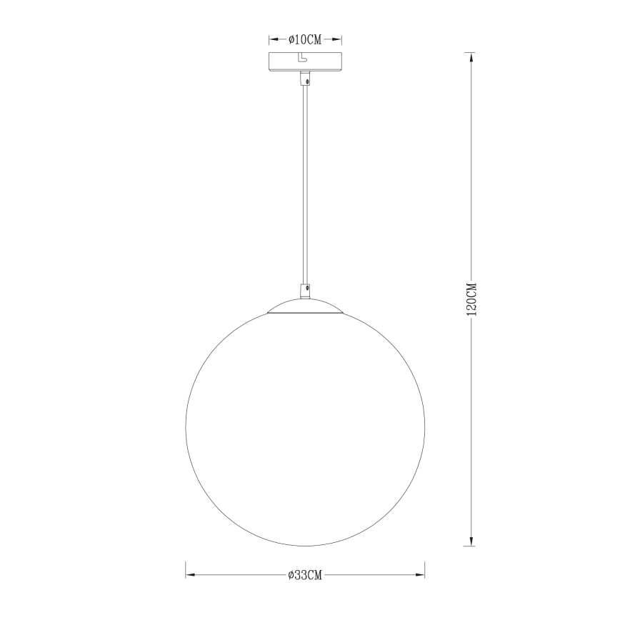 Globo - Κρεμαστό φωτιστικό οροφής 1xE27/40W/230V