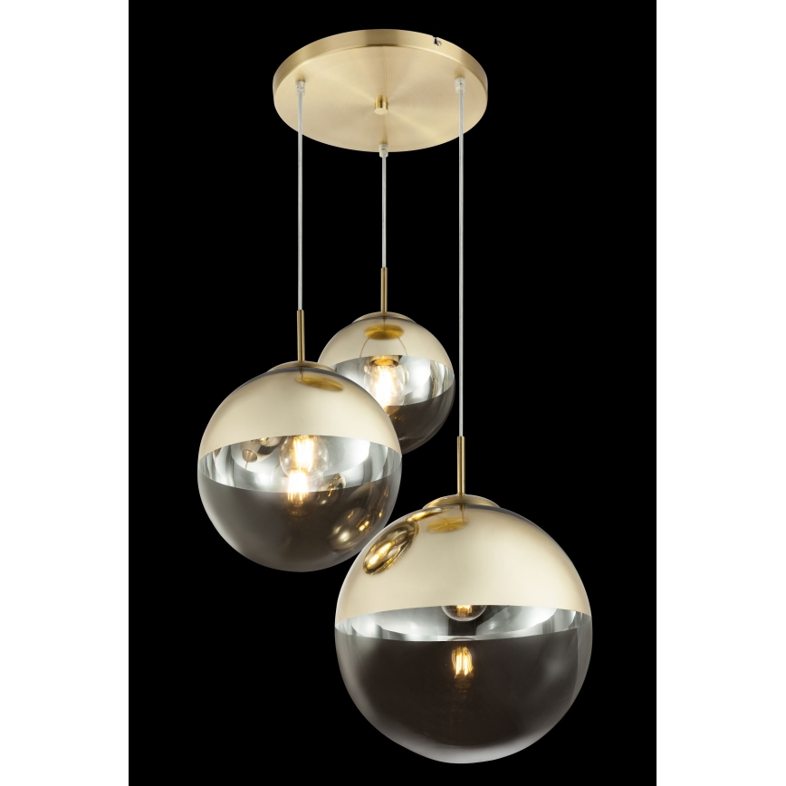 Globo - Κρεμαστό φωτιστικό οροφής 3xE27/40W/230V διάμετρος 51 cm