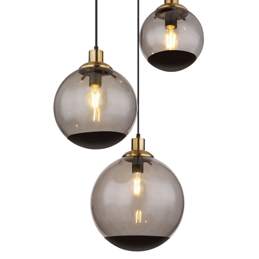 Globo - Πολύφωτο με συρματόσχοινο 3xE27/40W/230V