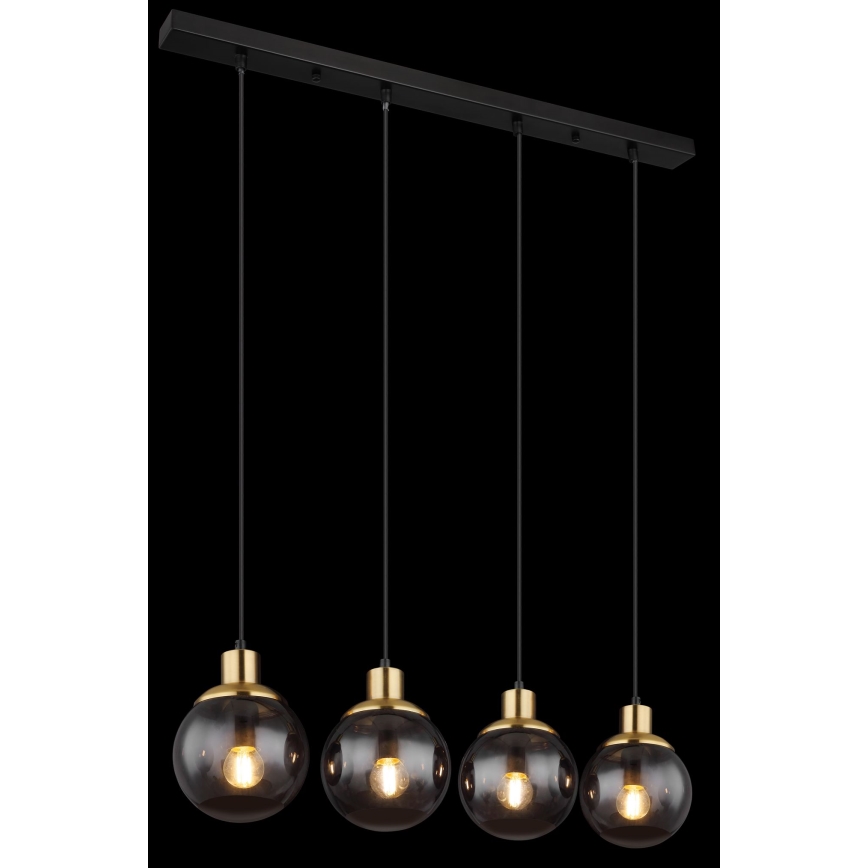 Globo - Πολύφωτο με συρματόσχοινο 4xE27/25W/230V