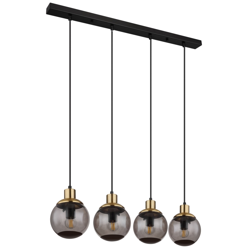 Globo - Πολύφωτο με συρματόσχοινο 4xE27/25W/230V