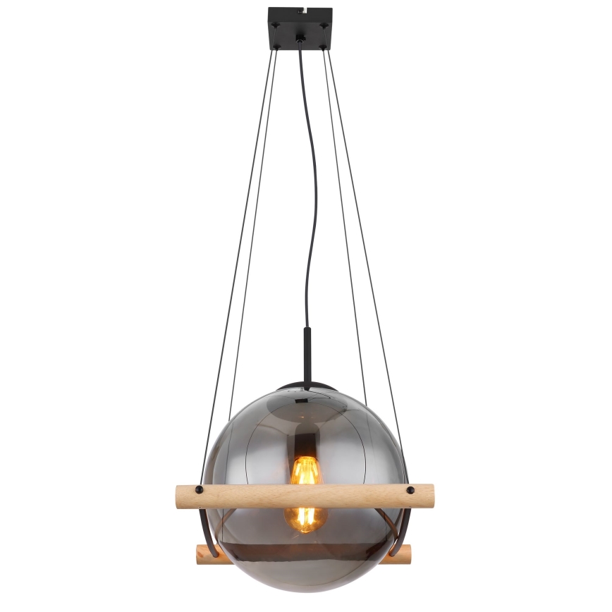 Globo -  Κρεμαστό φωτιστικό οροφής 1xE27/15W/230V καουτσοουκόδεντρο
