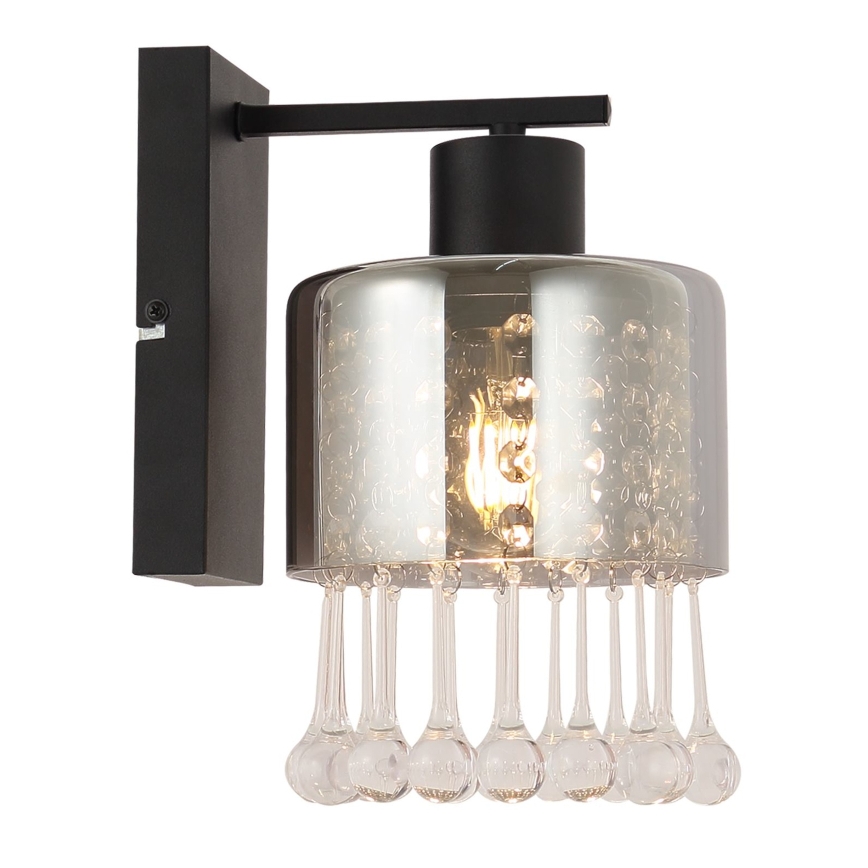 Globo - Λάμπα τοίχου 1xE27/60W/230V μαύρο