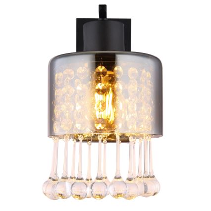 Globo - Λάμπα τοίχου 1xE27/60W/230V μαύρο