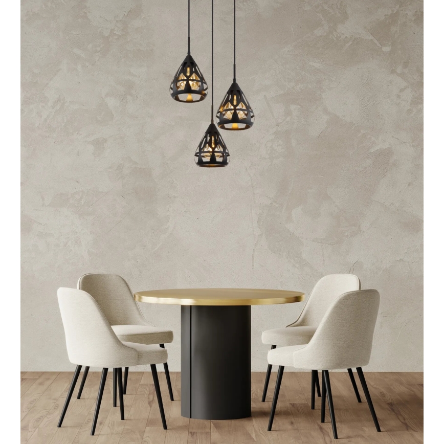 Globo - Κρεμαστό φωτιστικό οροφής 3xE27/40W/230V