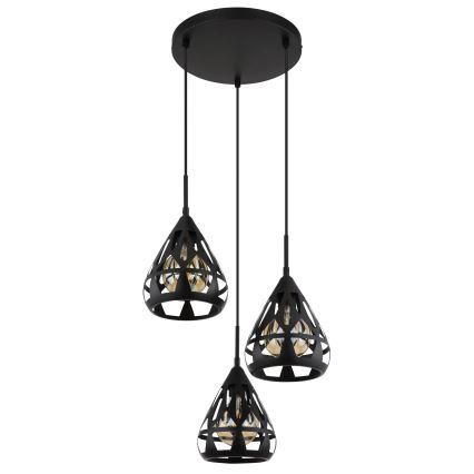 Globo - Κρεμαστό φωτιστικό οροφής 3xE27/40W/230V