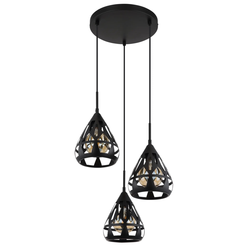 Globo - Κρεμαστό φωτιστικό οροφής 3xE27/40W/230V