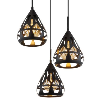Globo - Κρεμαστό φωτιστικό οροφής 3xE27/40W/230V